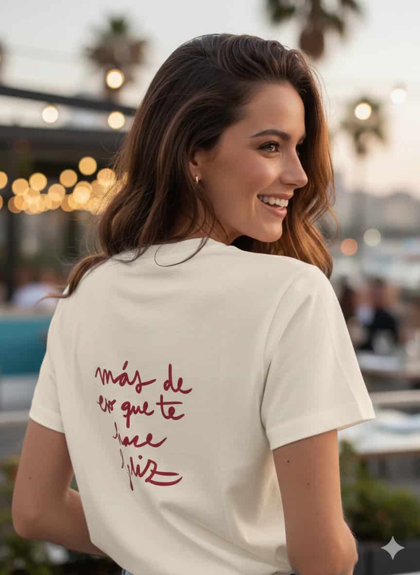 CAMISETA MAS DE ESO QUE TE HACE FELIZ - miniatura 2