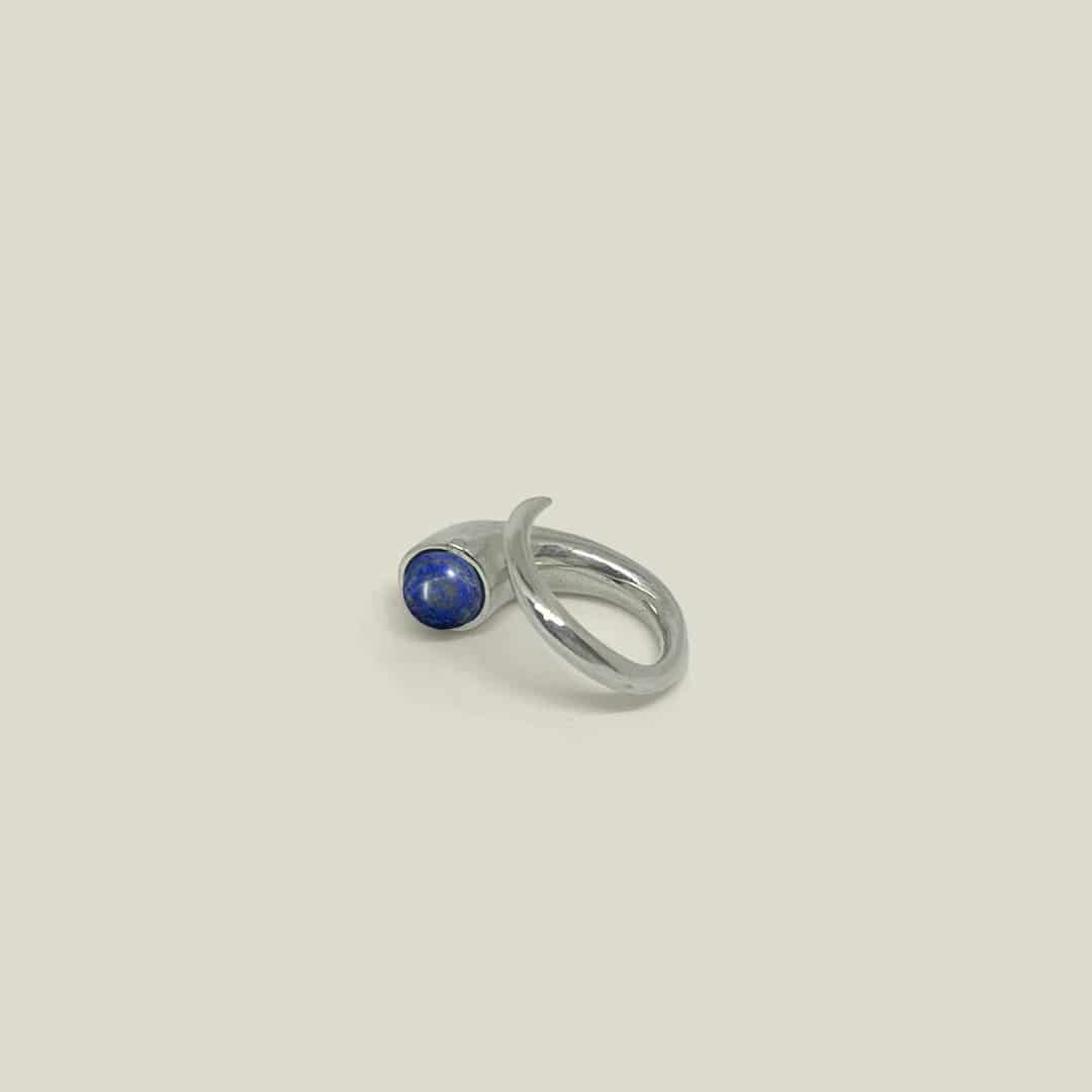 Mini Dum Pinky Ring Silver - miniatura 5