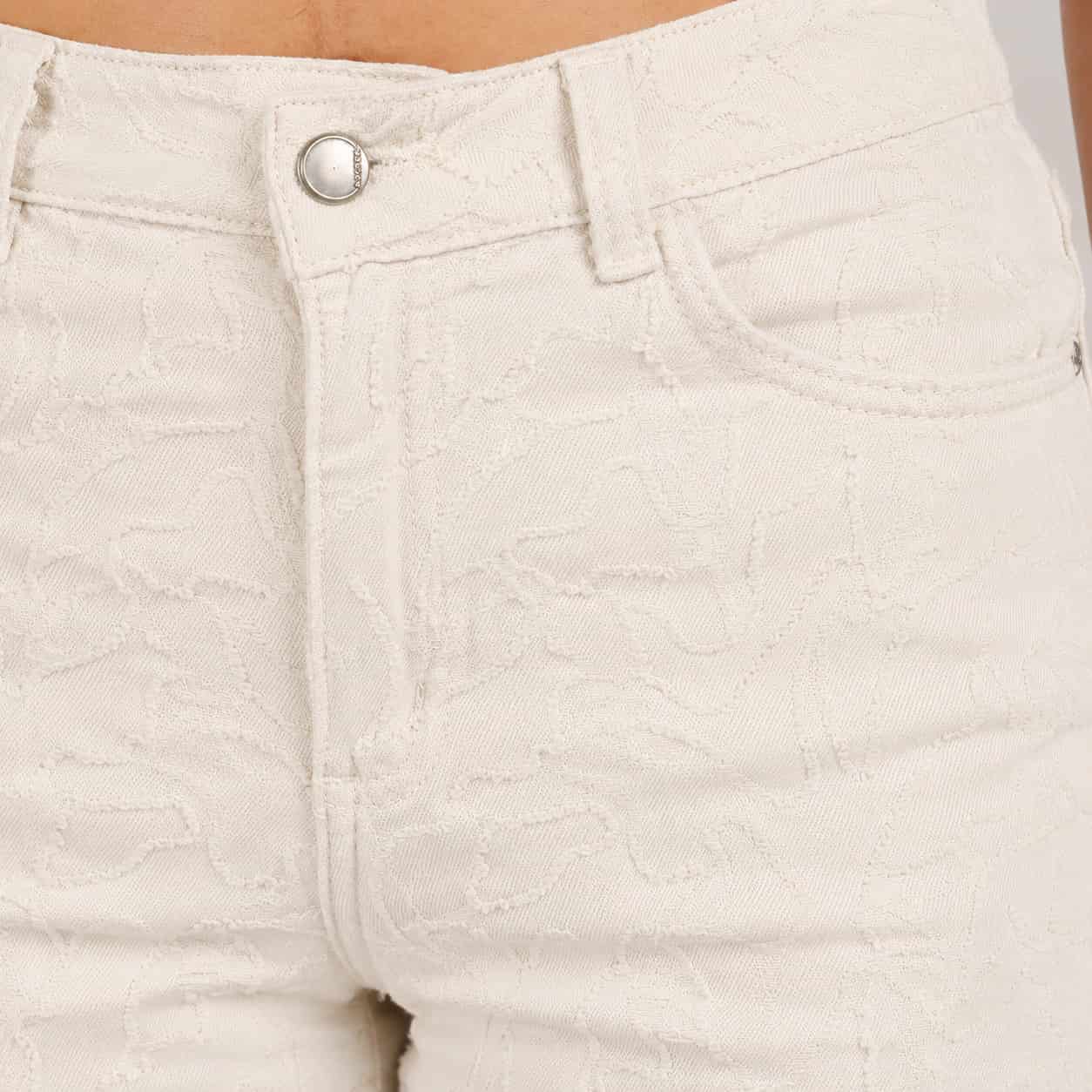 Jean Wide Leg Marfil ax-3105 Rigido - miniatura 3