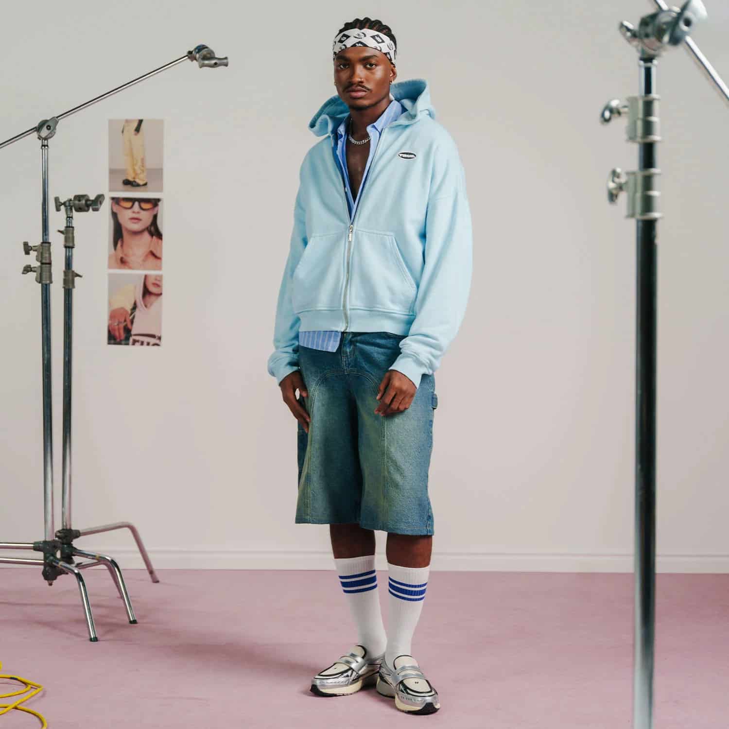 Moonlight Hoodie - Pastel Blue - miniatura 12
