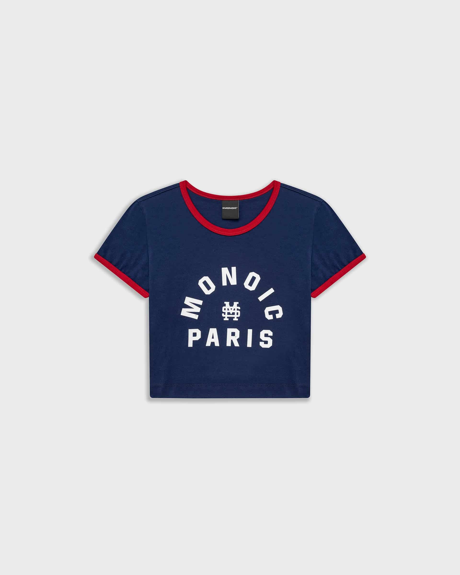 Crop Top Monoic Paris - Azul Navy y Rojo - miniatura 1