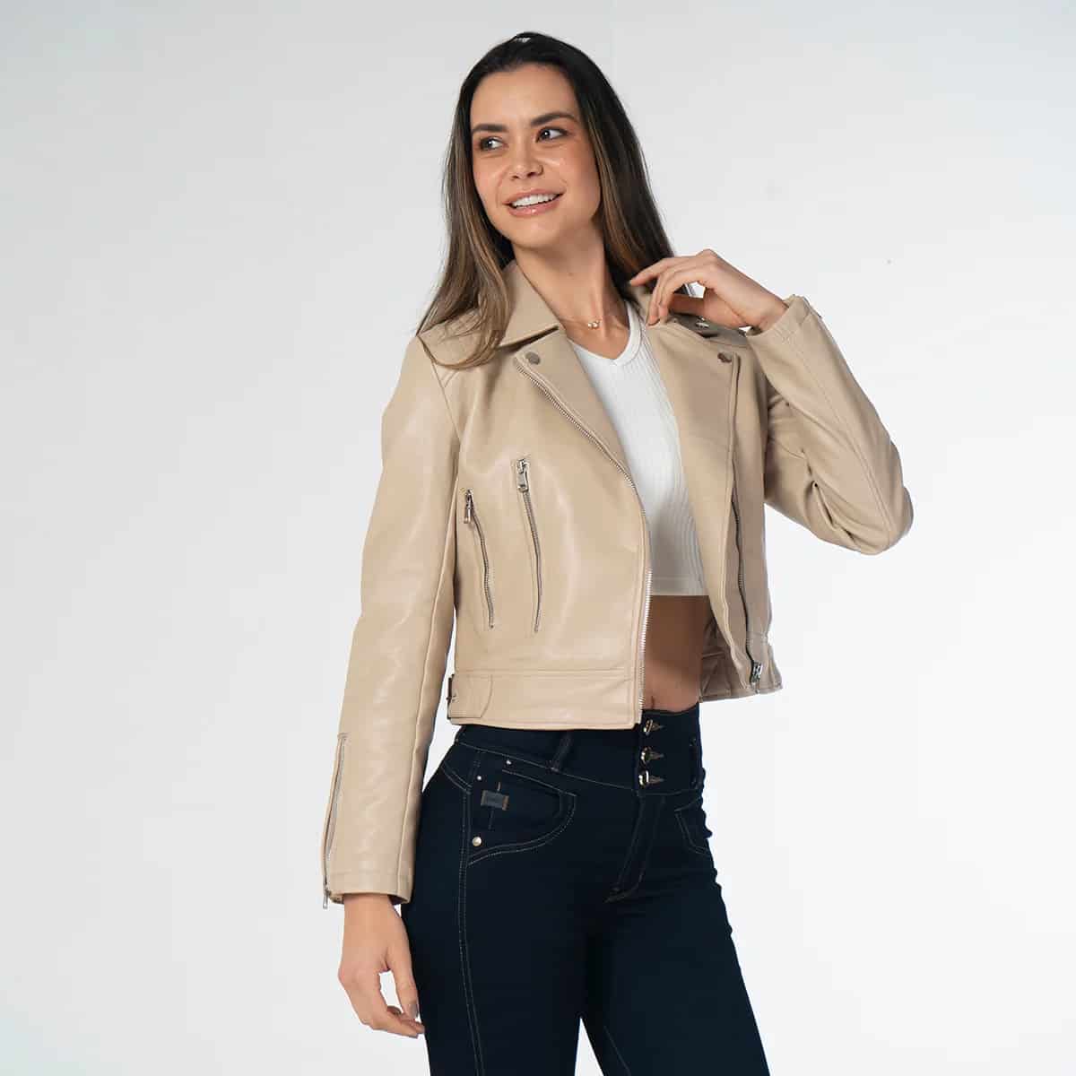 Chaqueta Sintetica Biker Carlota - miniatura 5