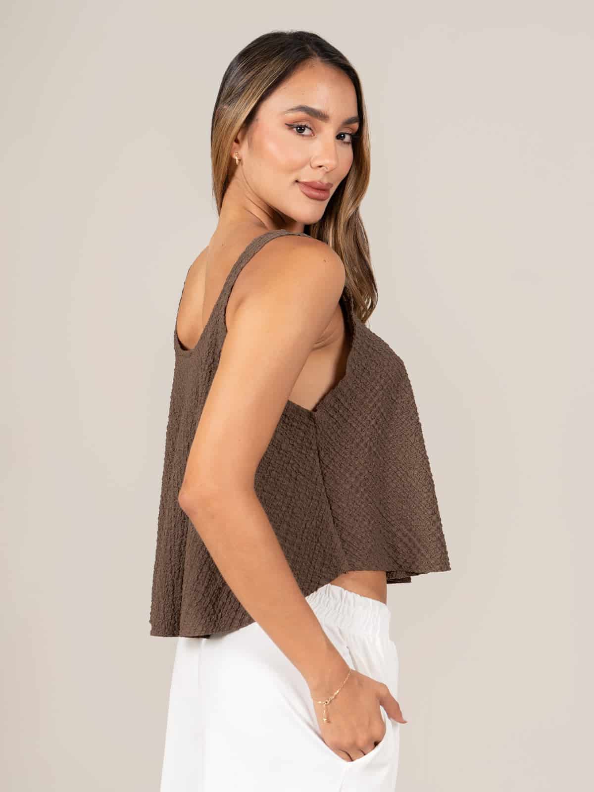 Blusa Leyva Cafe - miniatura 2
