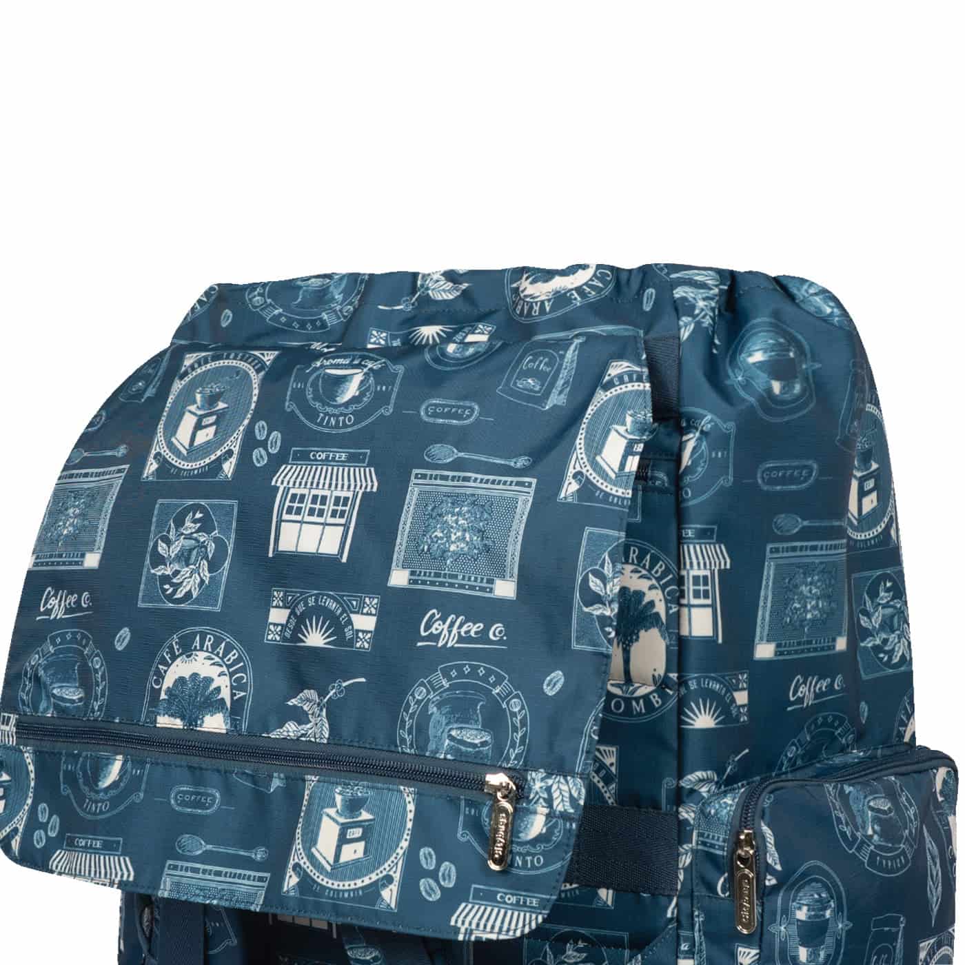 Morral Mochilero Pequeno  ULTRA Estampado Cafetero Citybags Multicolor - miniatura 8