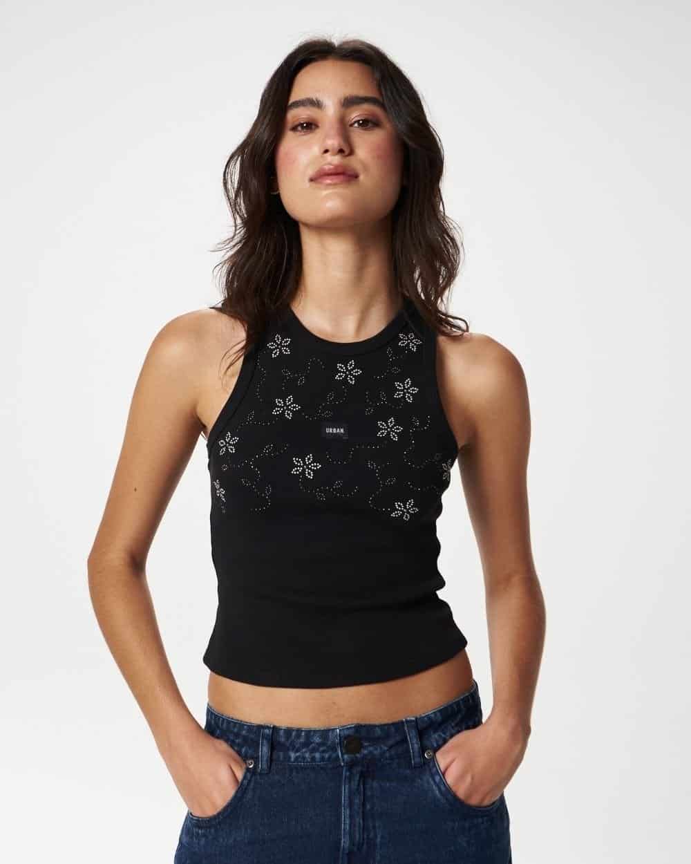 LOVER TANK TOP BLACK - miniatura 3