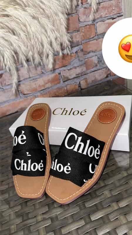 SANDALIAS CHLOE NEGRA - miniatura 1