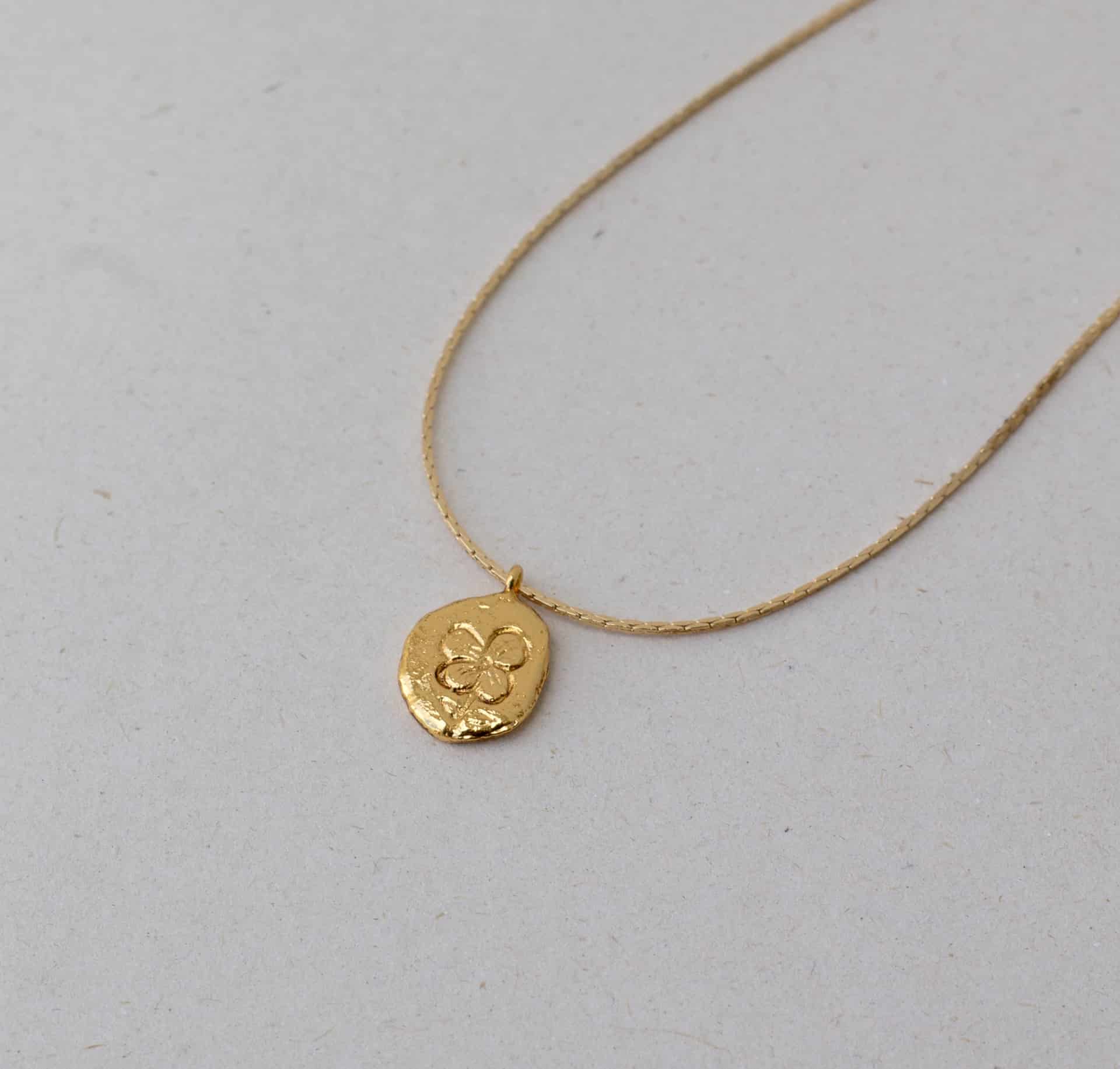 Collar moneda Flor - miniatura 1