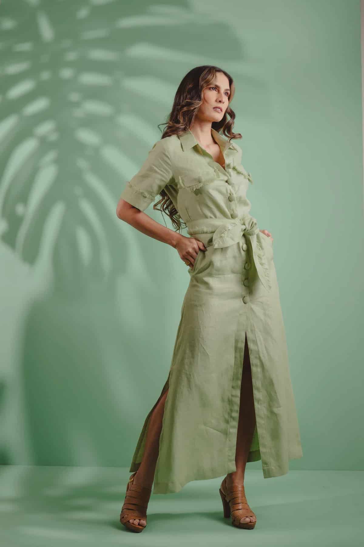 RV08A – Vestido Aura Salvia - miniatura 4