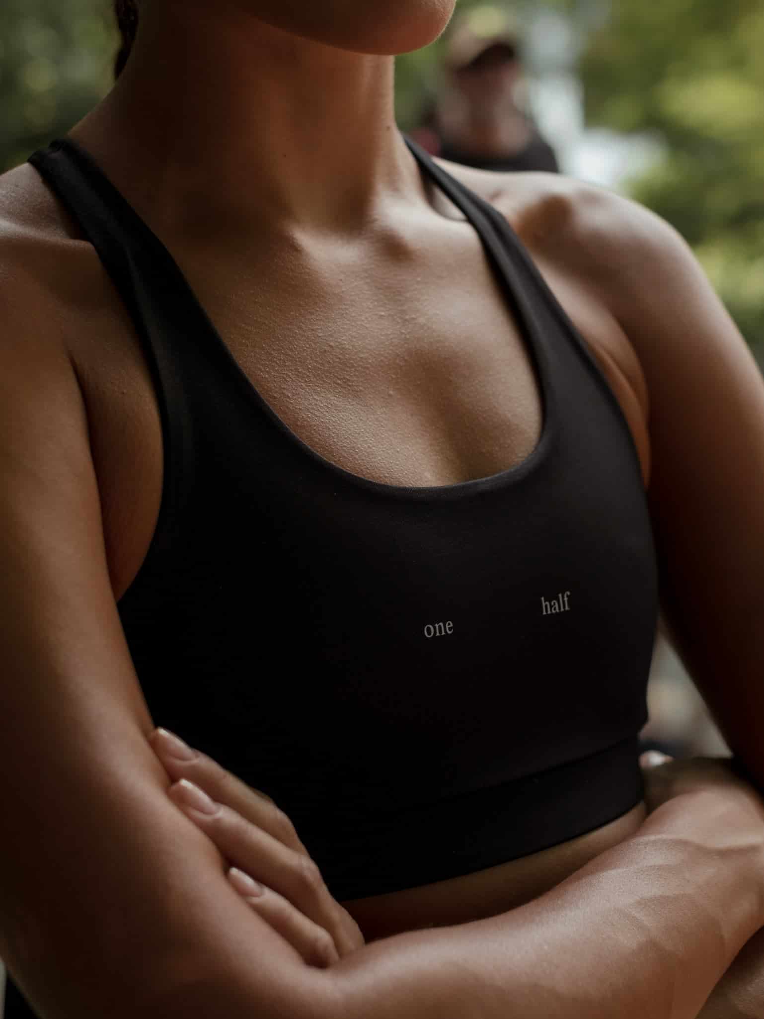 HIKING CROP TOP - BLACK - miniatura 12