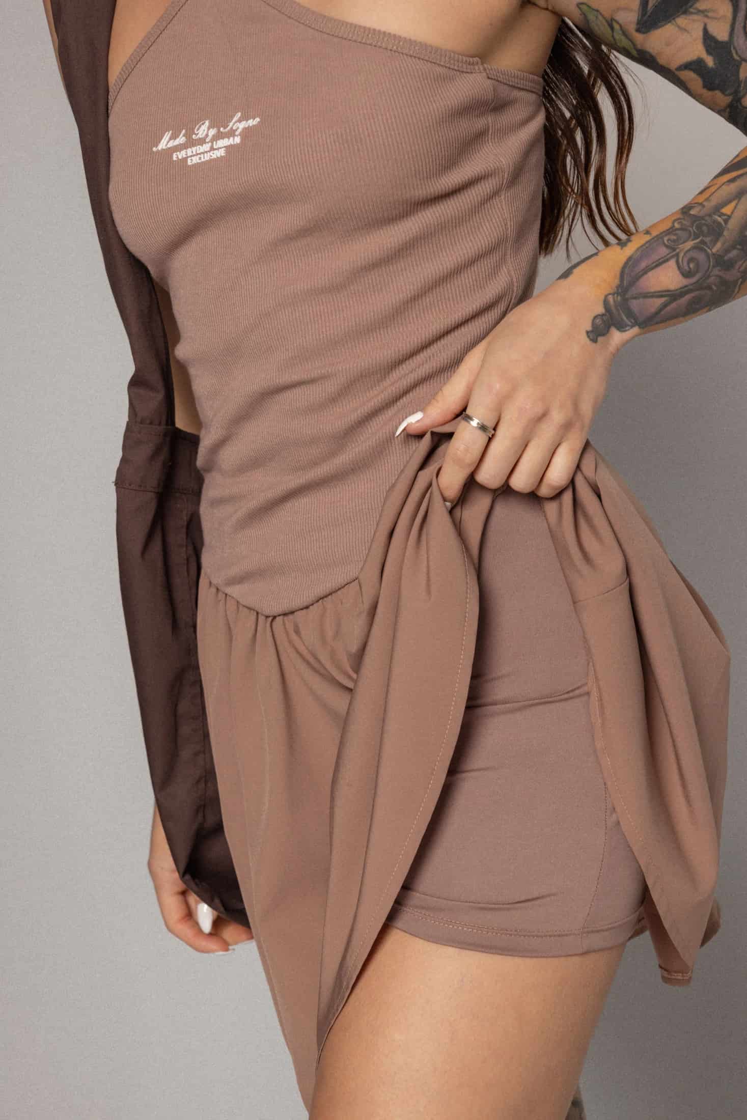 Vestido Mini The Win-Mocca - miniatura 5