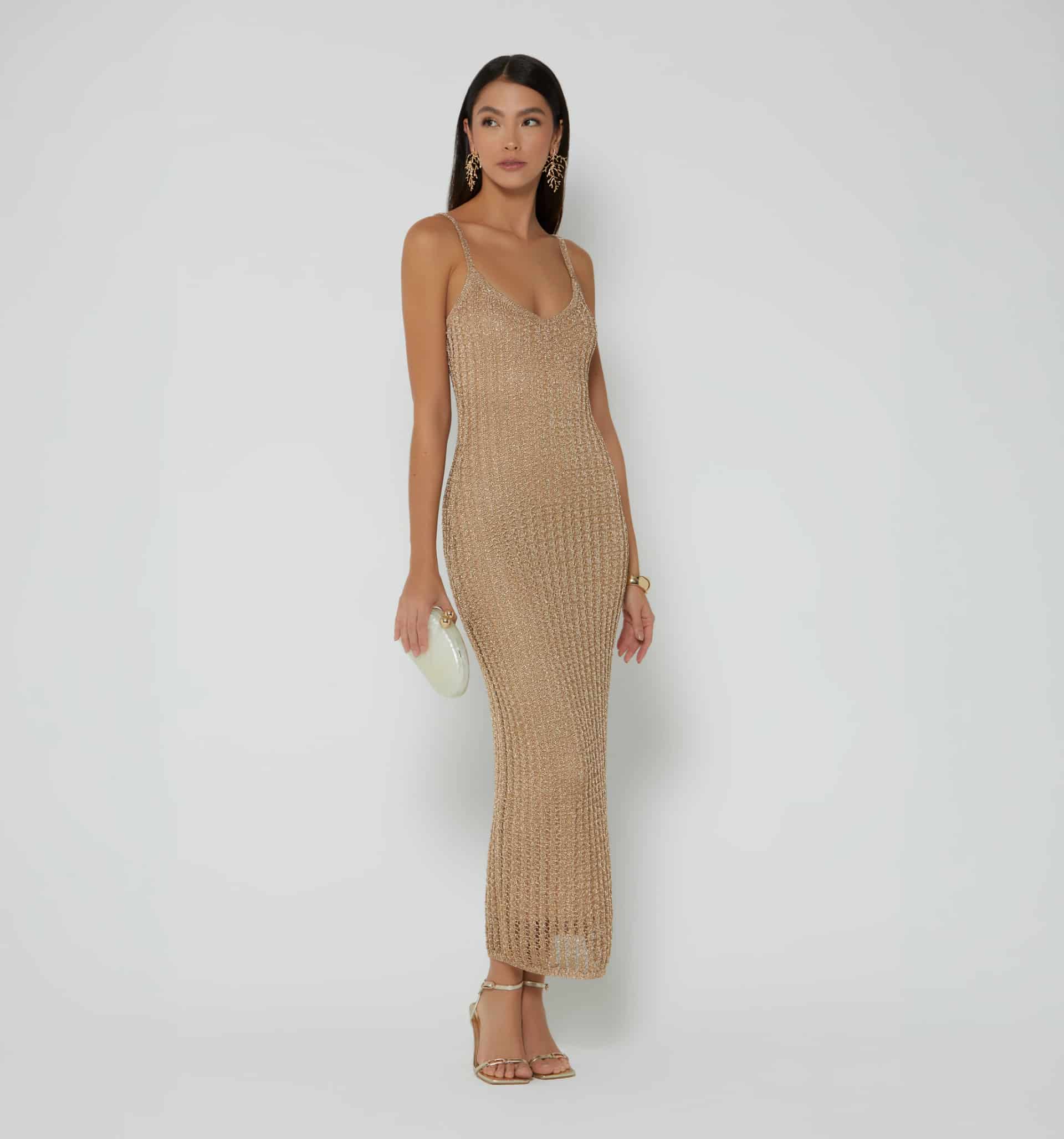 Vestido para mujer de tejido abierto - miniatura 7