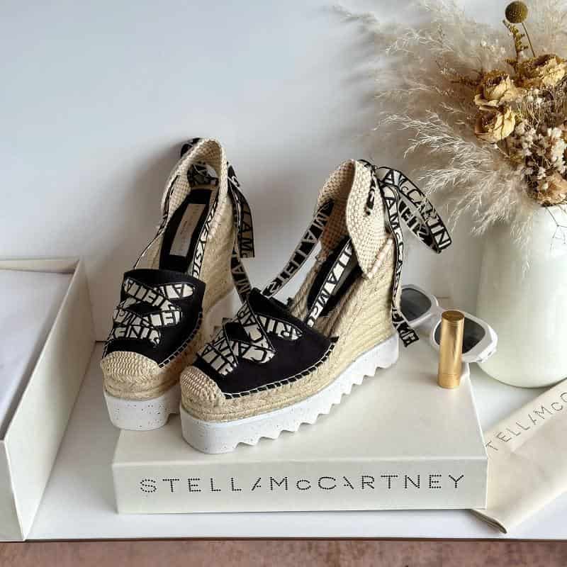 STELLA MCCARTNEY SPADRILES ALTOS NEGRO - miniatura 3