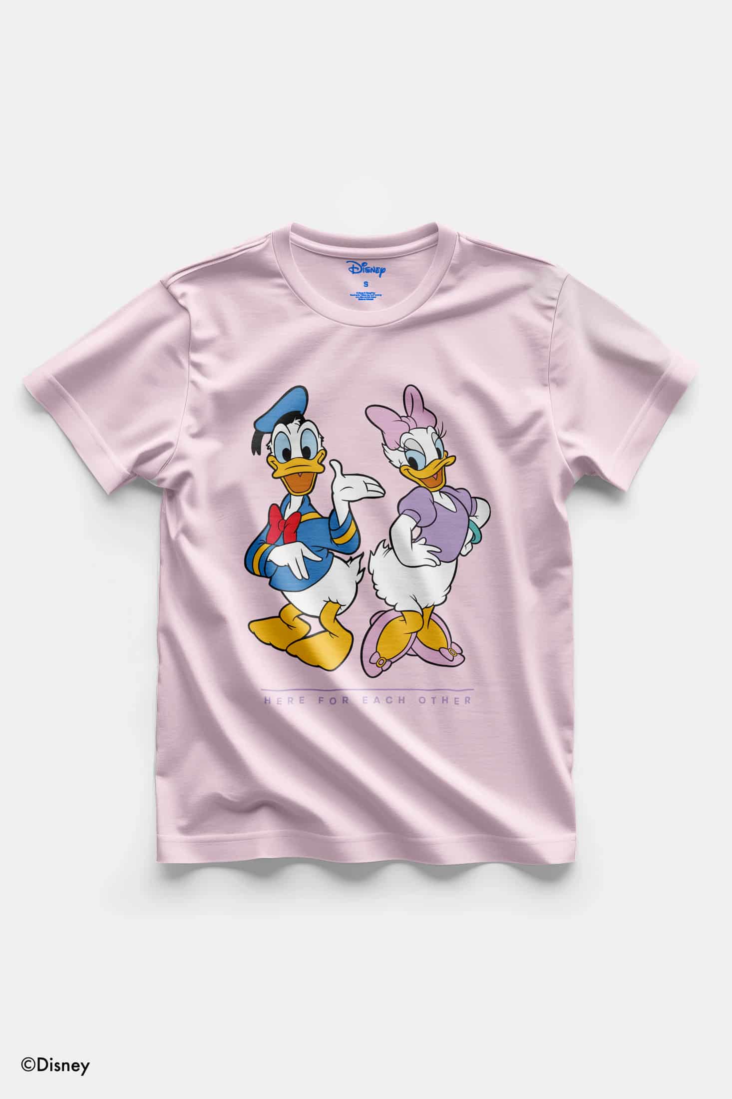 T-Shirt Rosa Donald y Daisy - miniatura 1