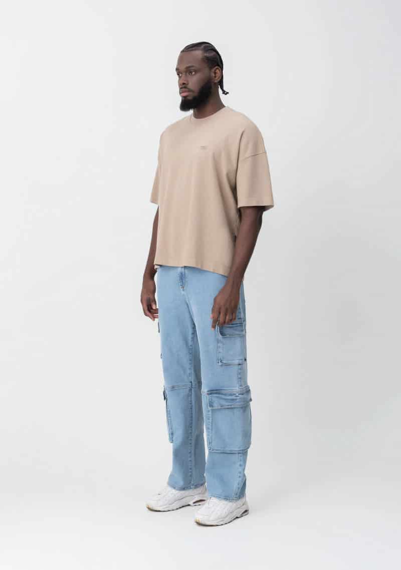 Fundamentals brown box fit t-shirt - miniatura 5