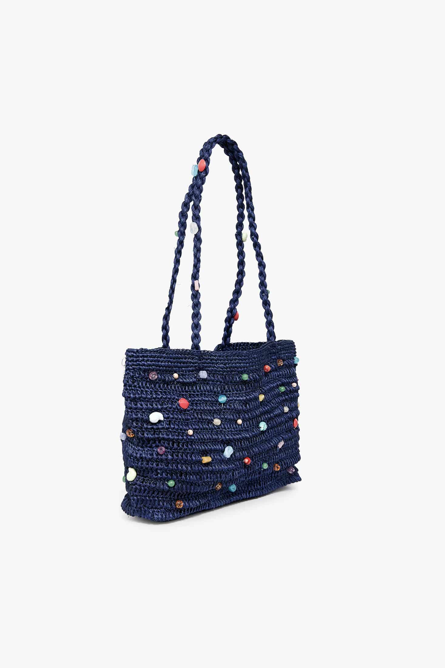 Bolso Tejido Azul - miniatura 2