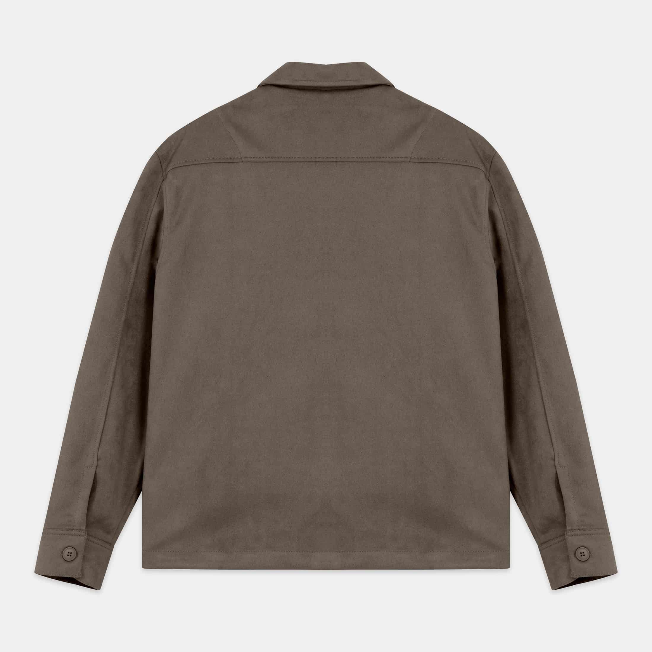 Suede Classic Jacket Verde Militar - miniatura 4