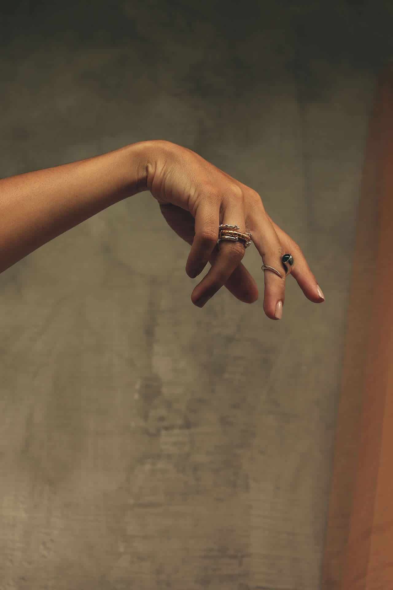 Mini Dum Pinky Ring Silver - miniatura 3