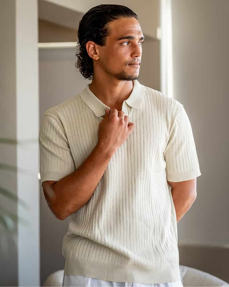 Premium Ribbed Polo - miniatura 5