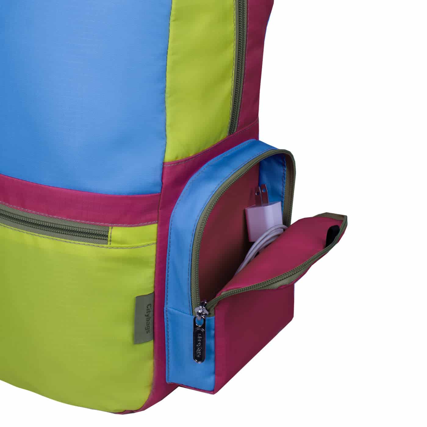 Morral Plegable ULTRA Estampado Neon Citybags Multicolor - miniatura 6