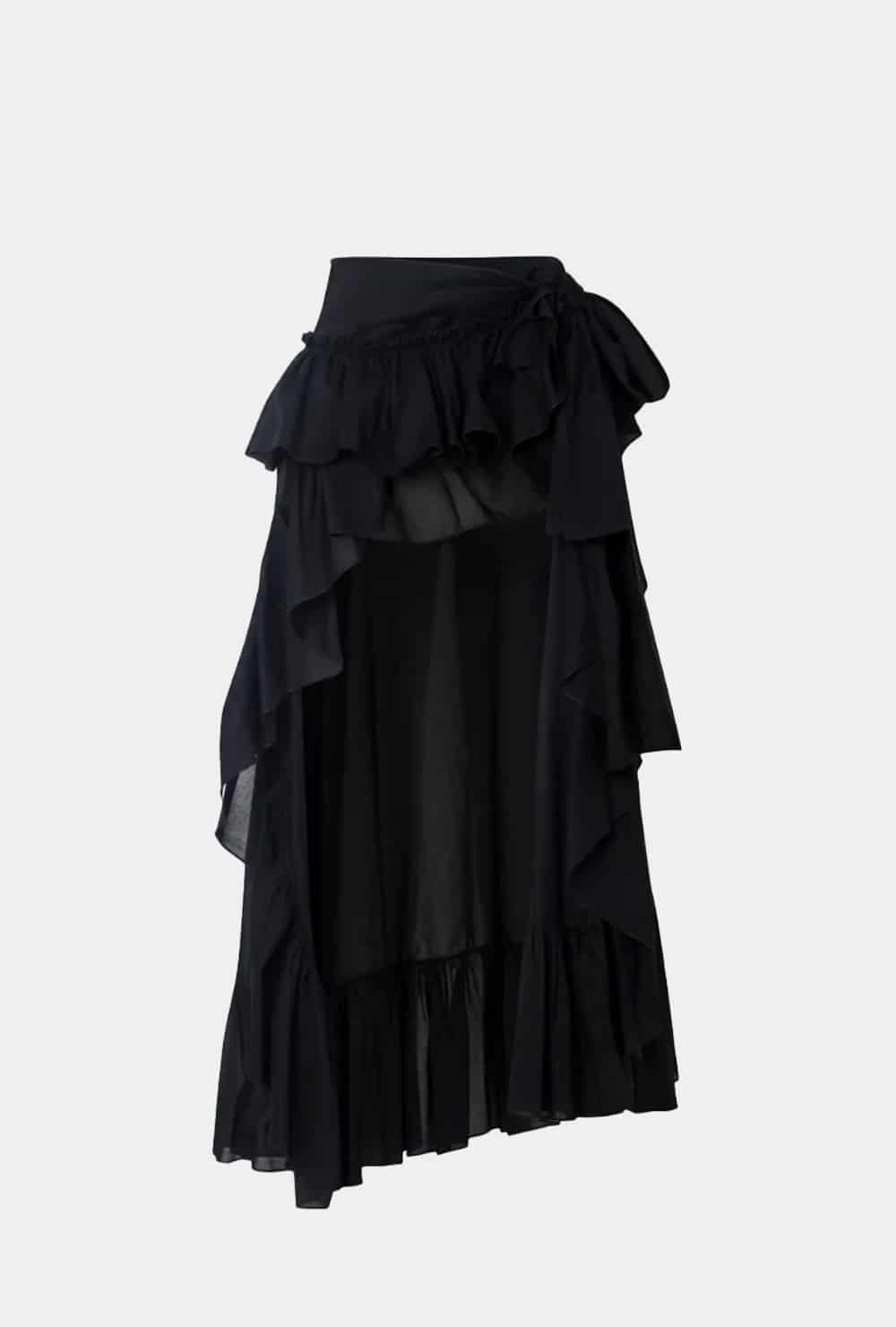 BAHAMAS WRAP SKIRT BLACK - miniatura 6