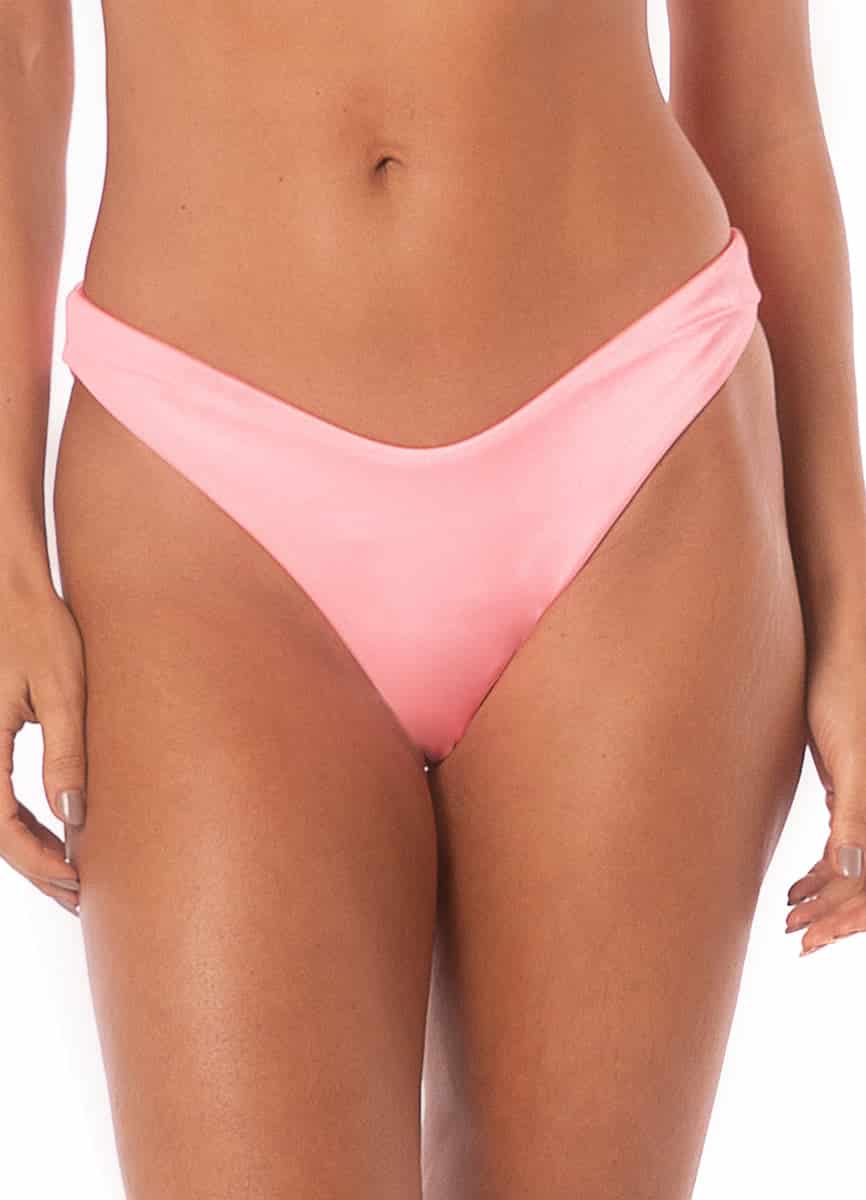 Maaji Orchid Pink Splendour Regular Rise Thin Side  Bikini Bottom - miniatura 2