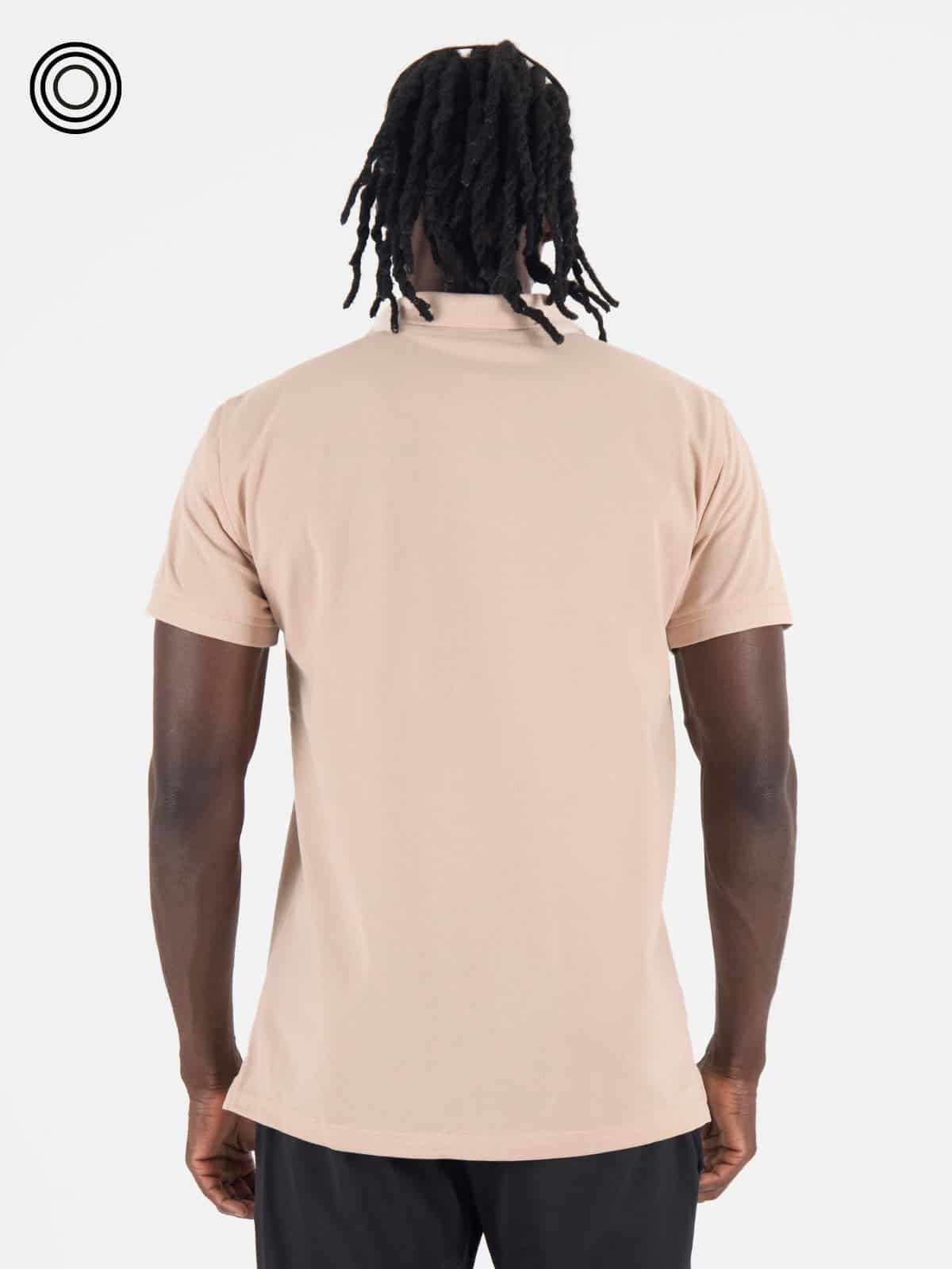 Polo camiseta beige - miniatura 3