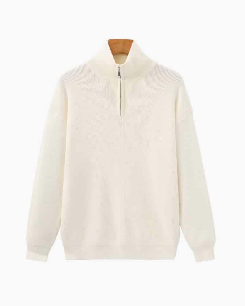 Refined Half-Zip Knit Pullover - miniatura 4
