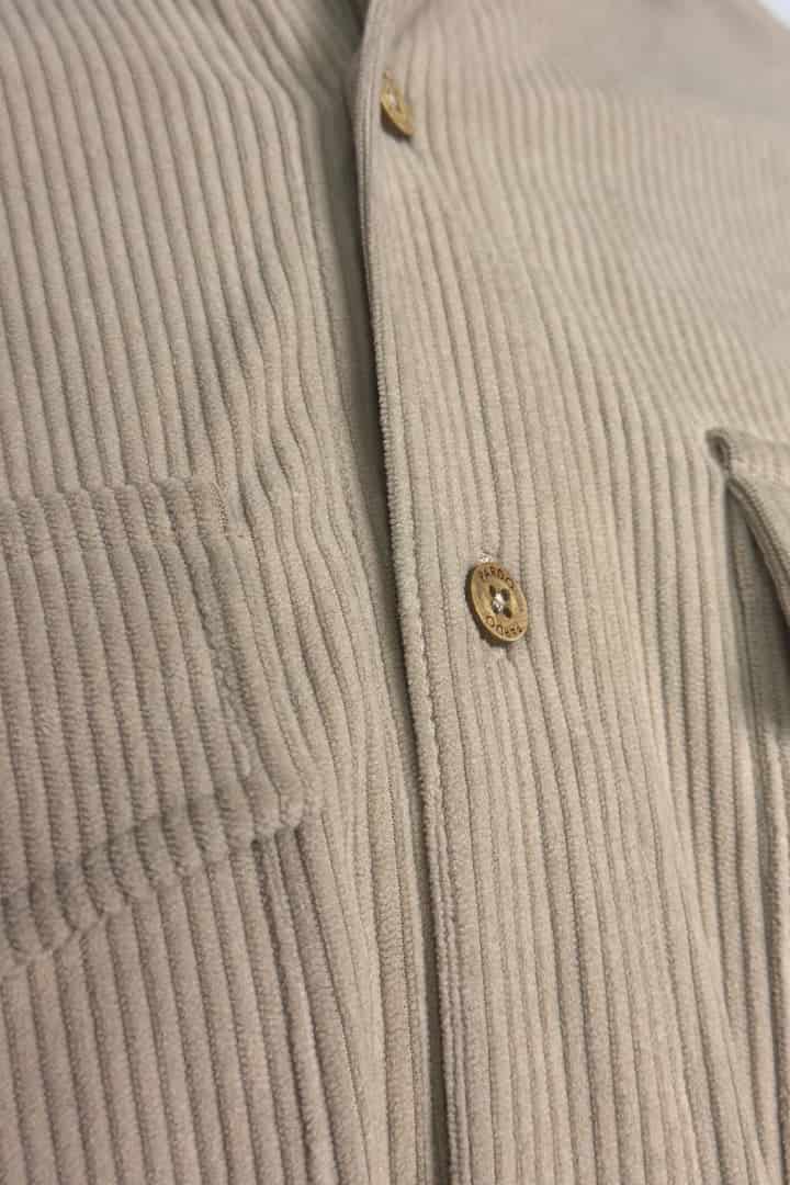 Camisa corduroy/pana café - miniatura 3