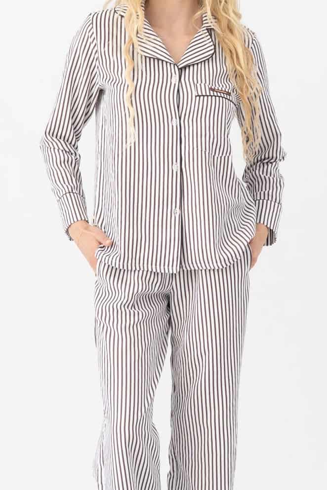 Set Pantalon Belice Espresso Stripe - miniatura 1