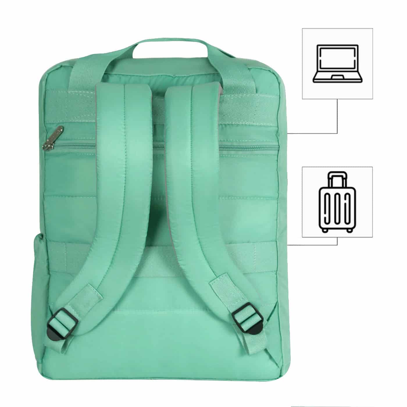 Morral Active Citybags Light Verde Menta - miniatura 4