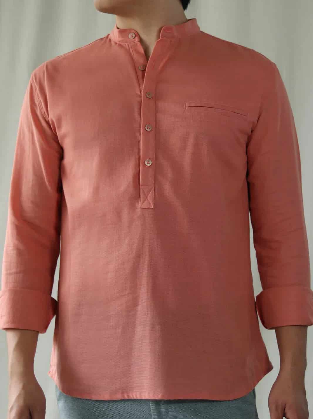 CAMISA BOHEMIA LINO ALGODÓN - miniatura 4
