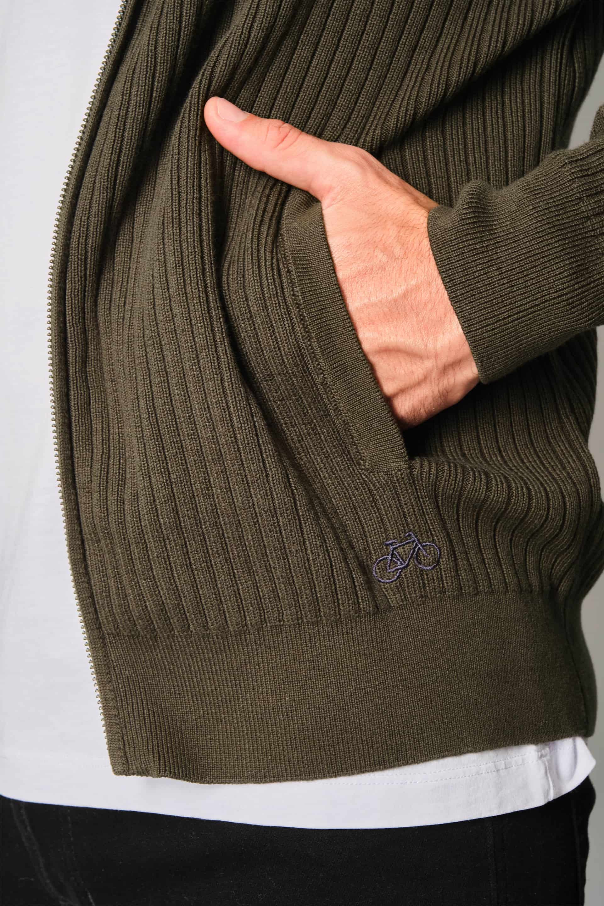 SACO LINED FULL ZIP MILITAR - miniatura 2