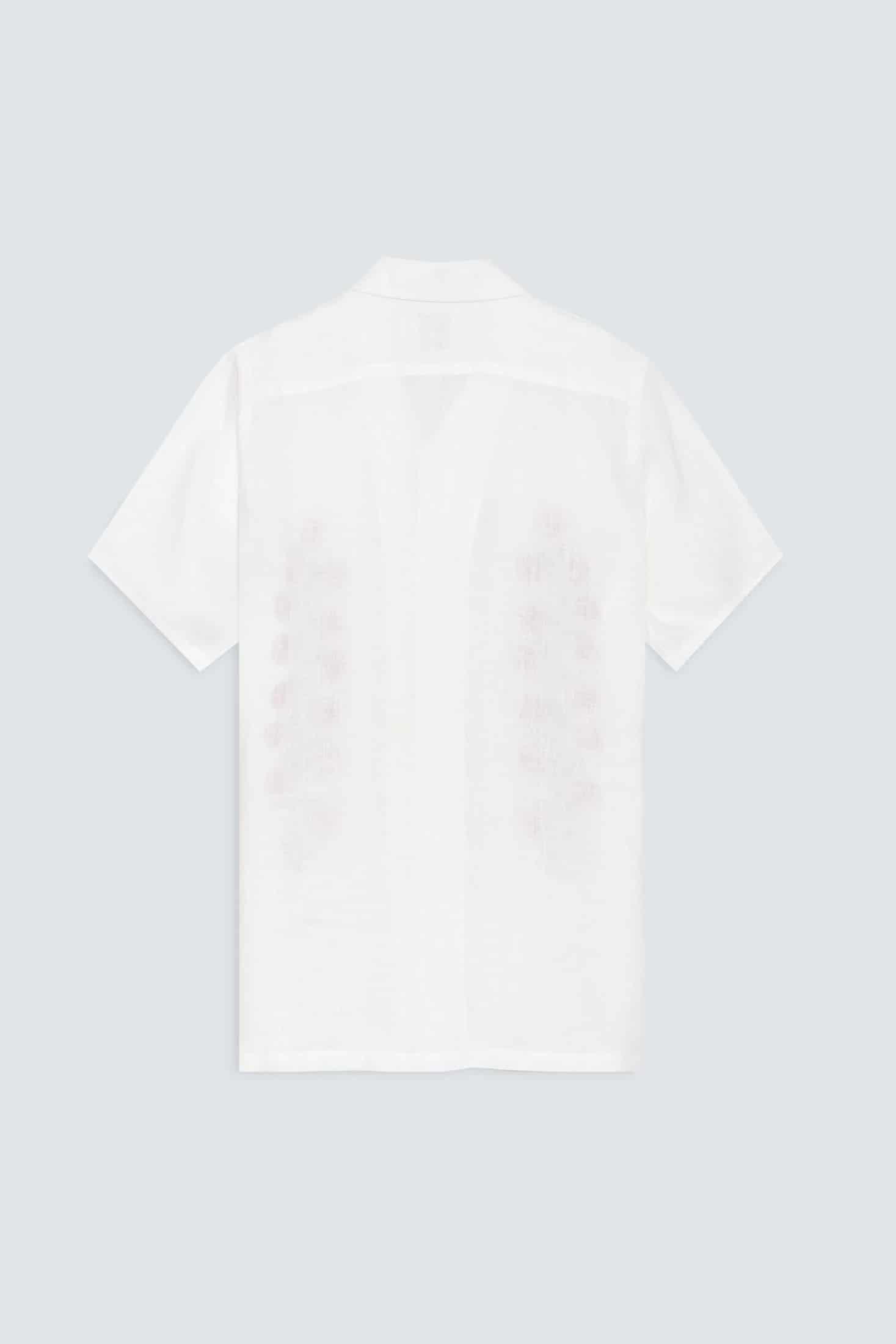 Men's linen shirt red mirzo - miniatura 2