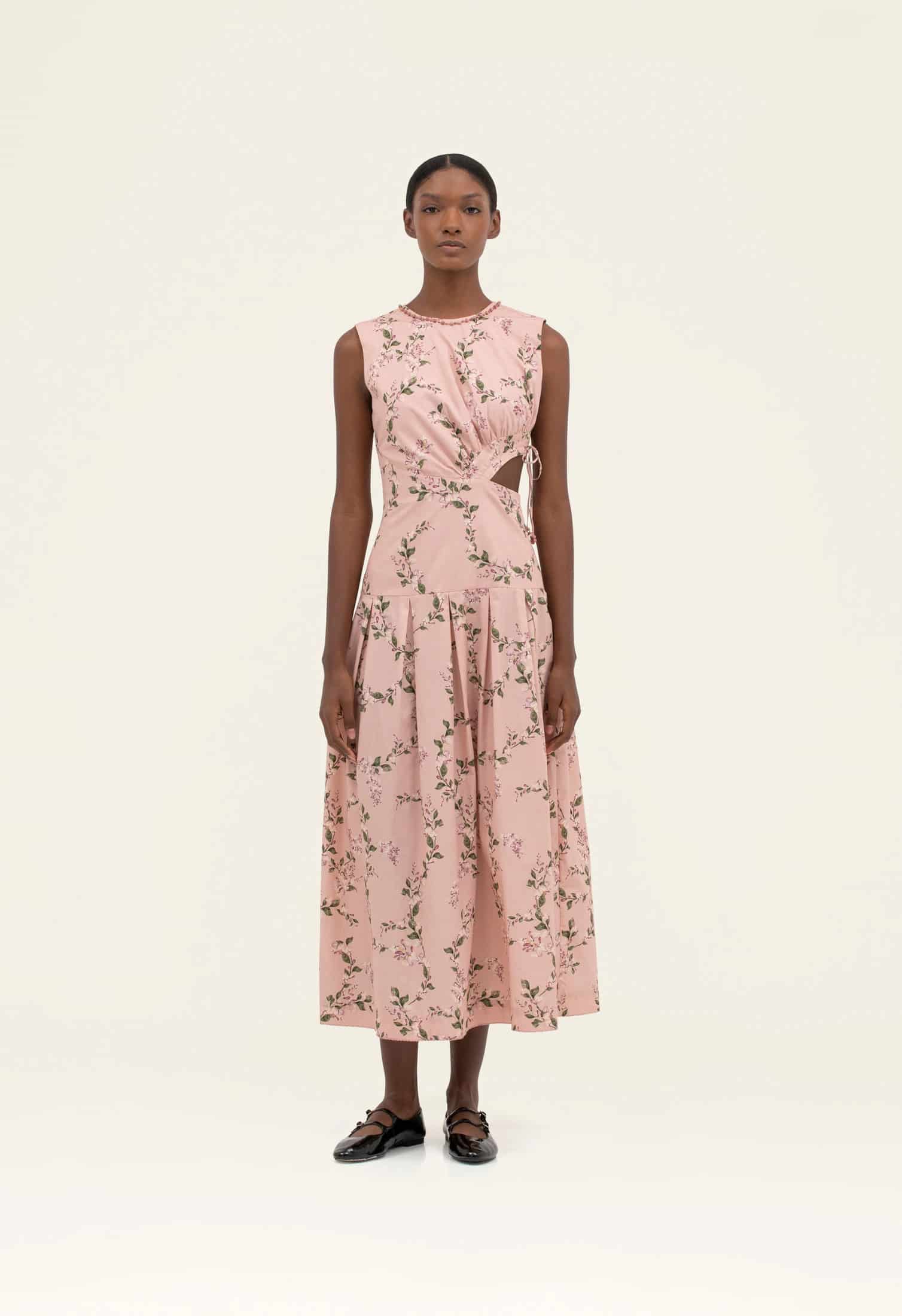 Otoño Wisteria Midi Dress - miniatura 1