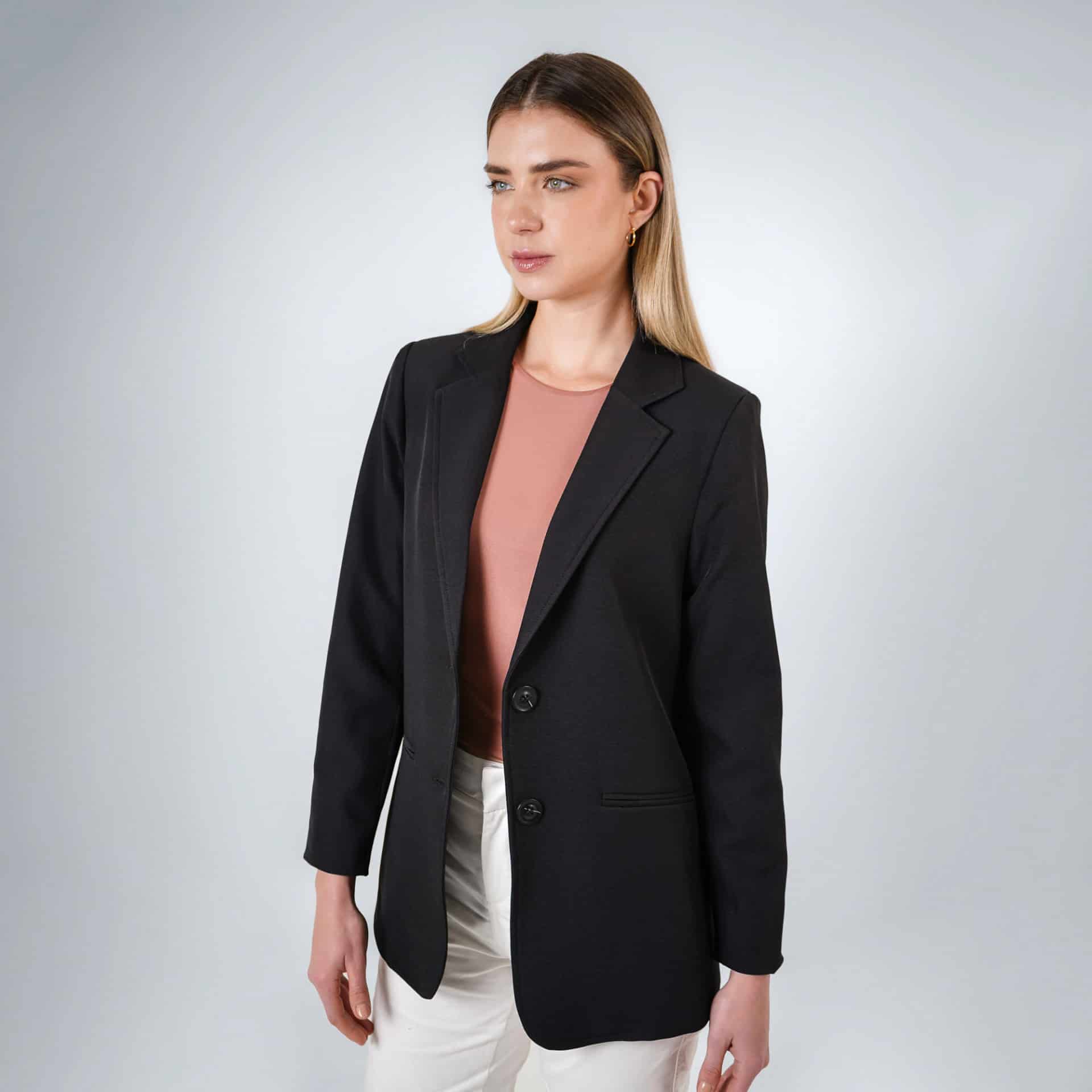 Chaqueta blazer cuello solapa - miniatura 5
