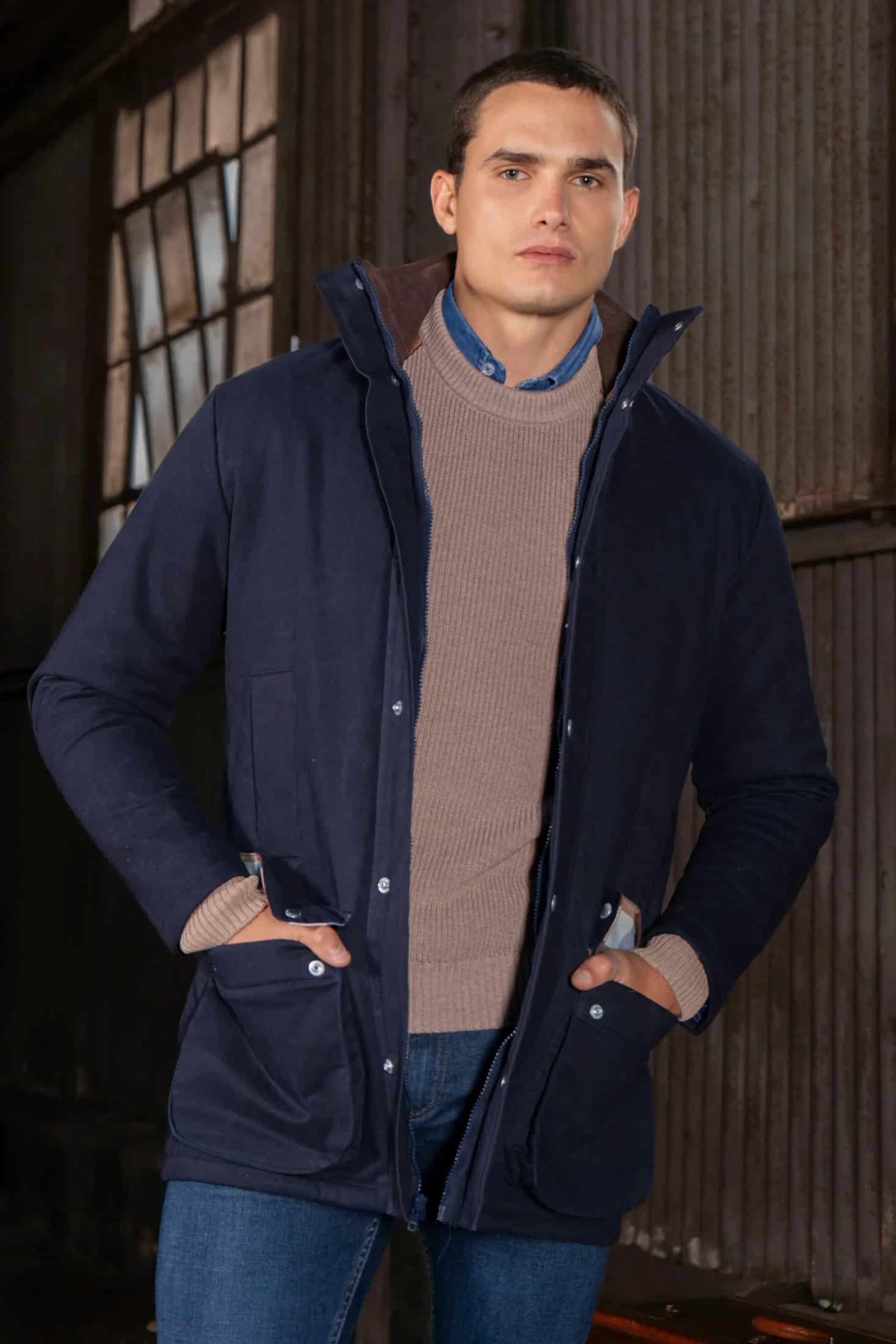 Chaqueta Ellington Hombre Azul - miniatura 1