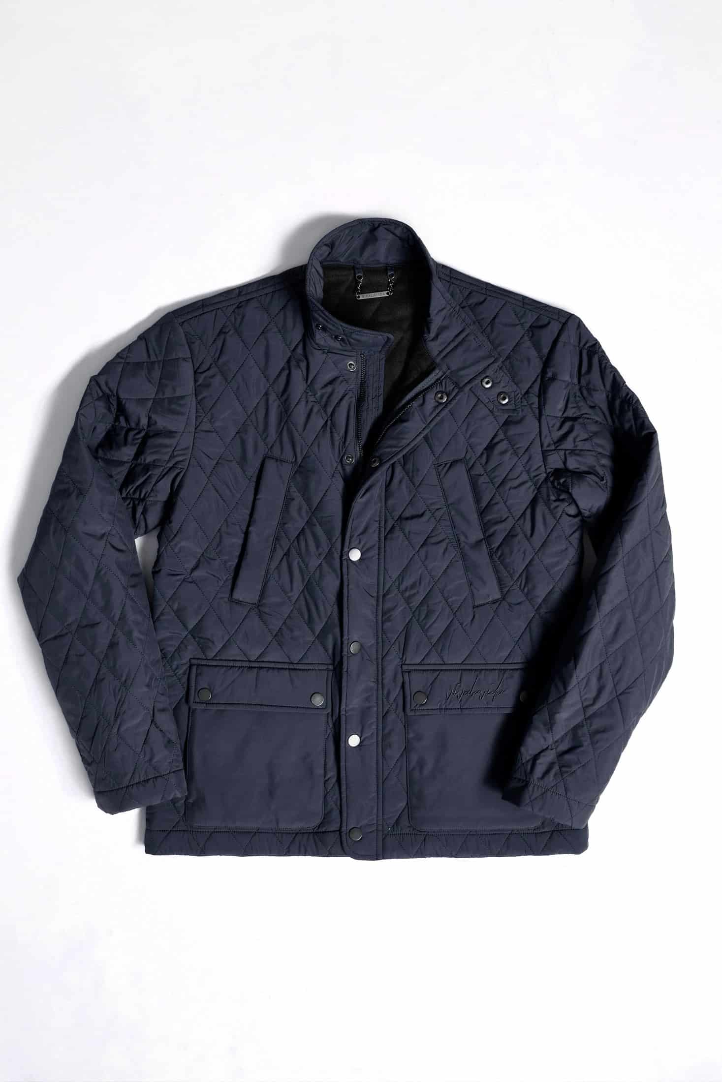 QUILTED JACKET NAVY - miniatura 2