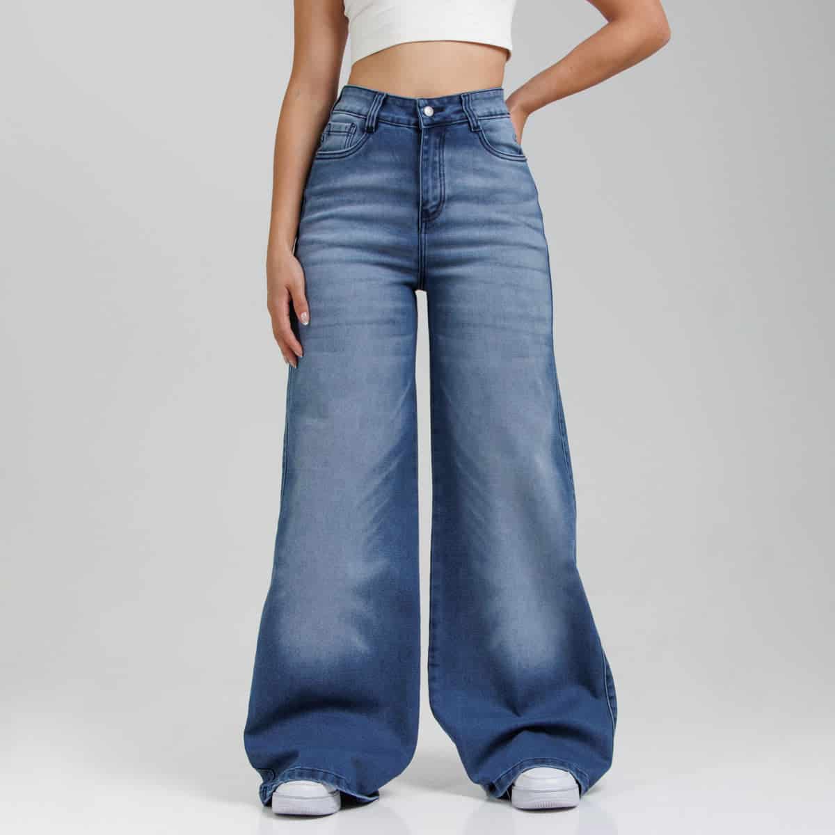 Jean Wide Leg Ax-2936 LIcrado - miniatura 1