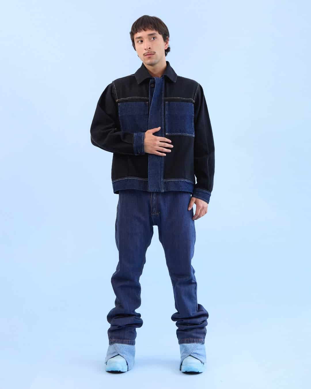 Chaqueta SAMBA NEGRO-AZUL - miniatura 3