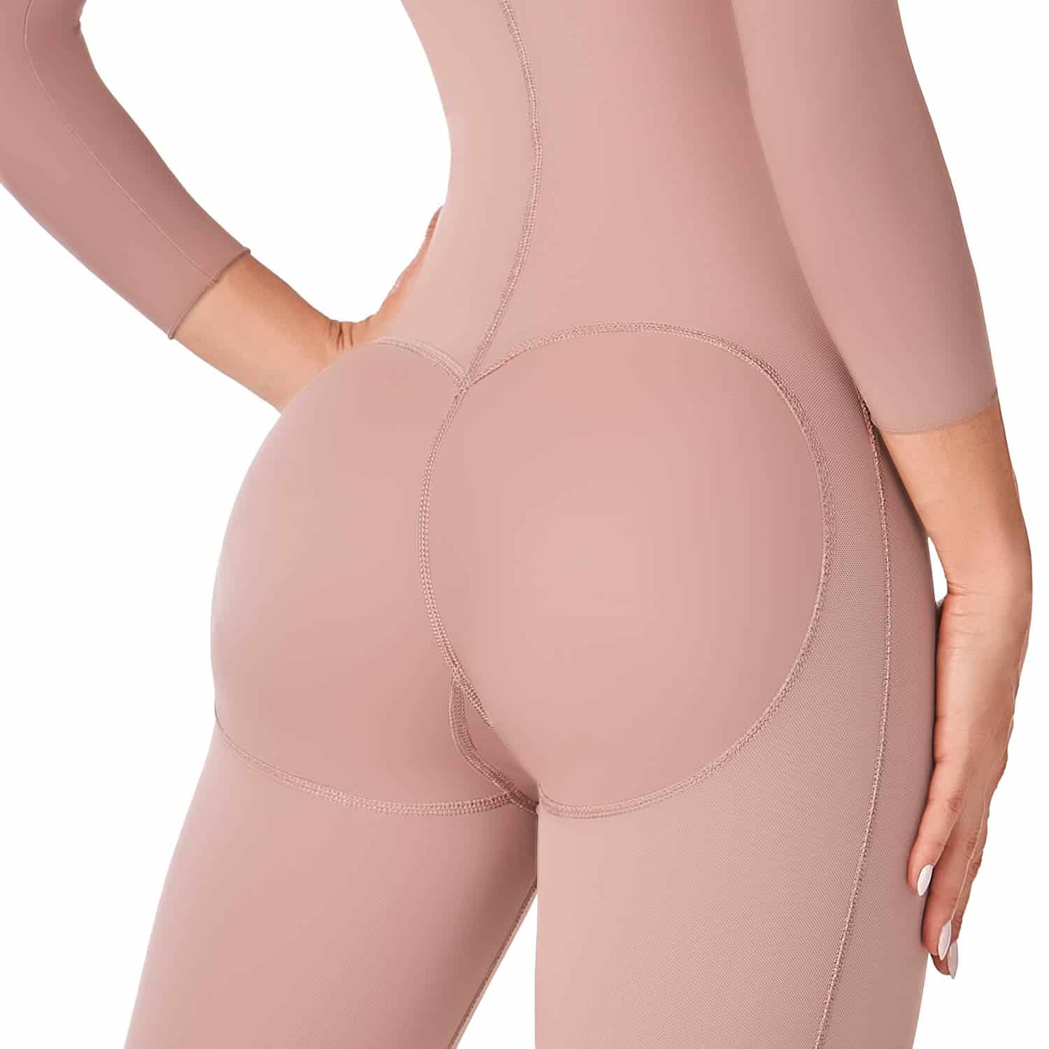Faja Colombiana a la Rodilla Postoperatorio Mangas Comfort Angelique Mujer - miniatura 5