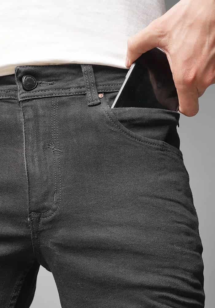 Jean para Hombre Thunder Negro - miniatura 4