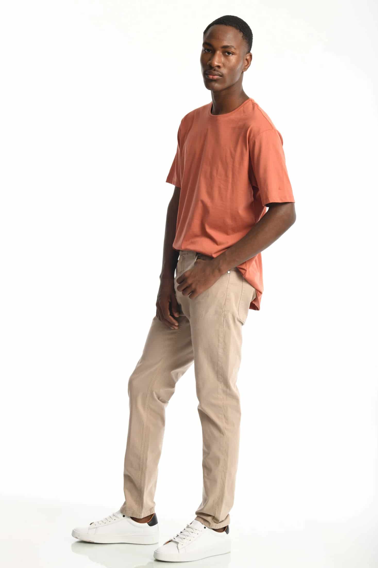Pantalón Classic Dril 5 Bolsillos Beige - miniatura 5