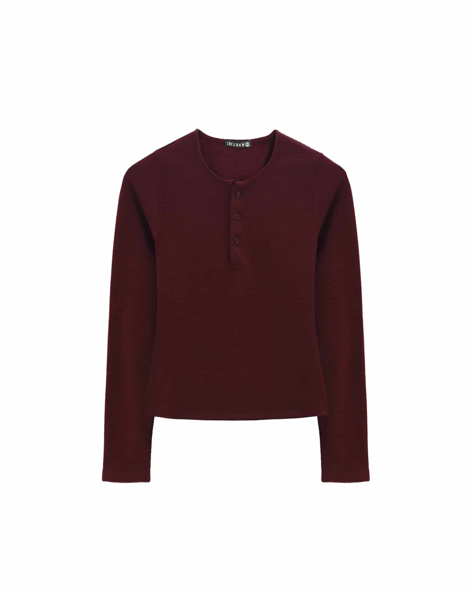 Regatta Henley Burgundy - miniatura 6