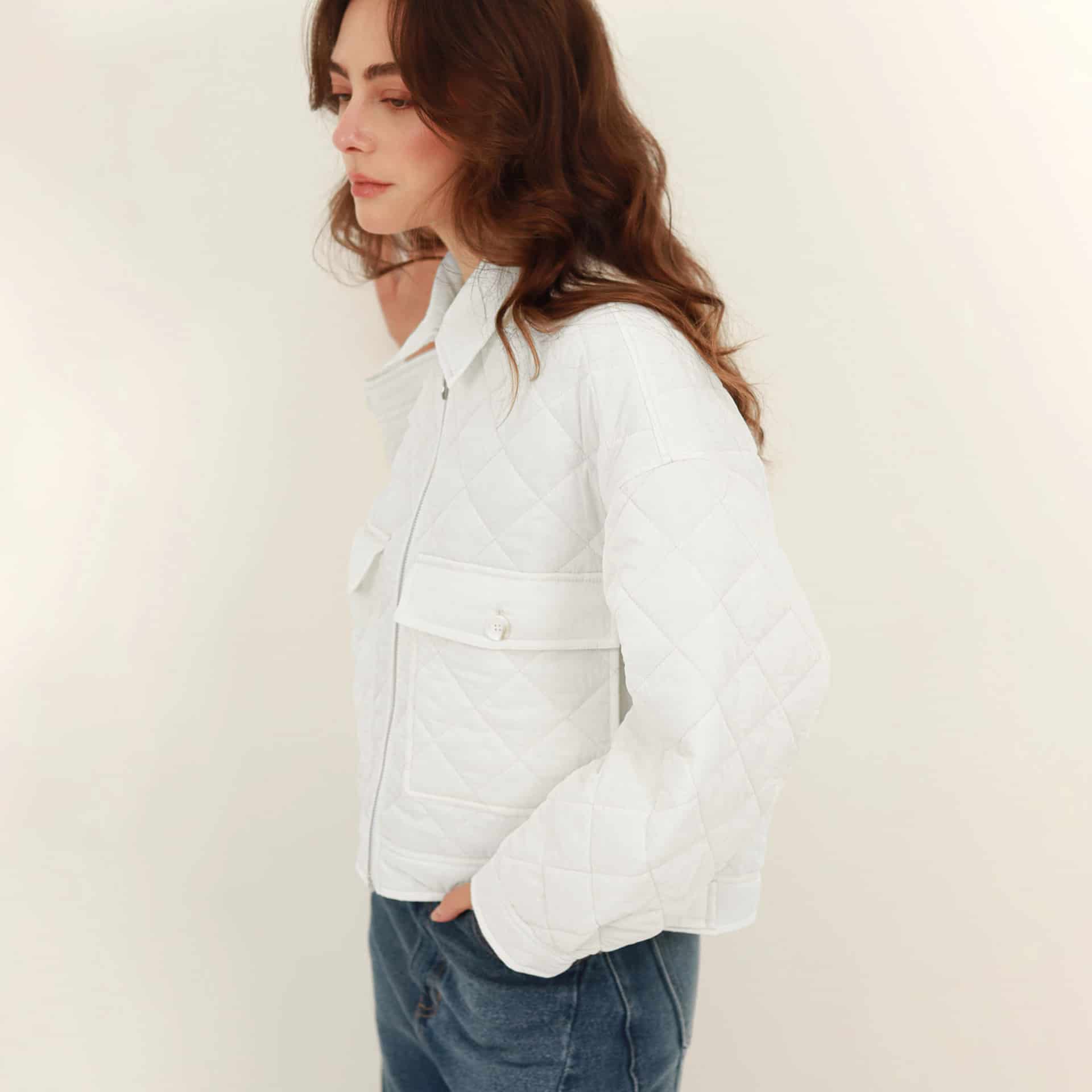 Chaqueta acolchada crop - miniatura 14