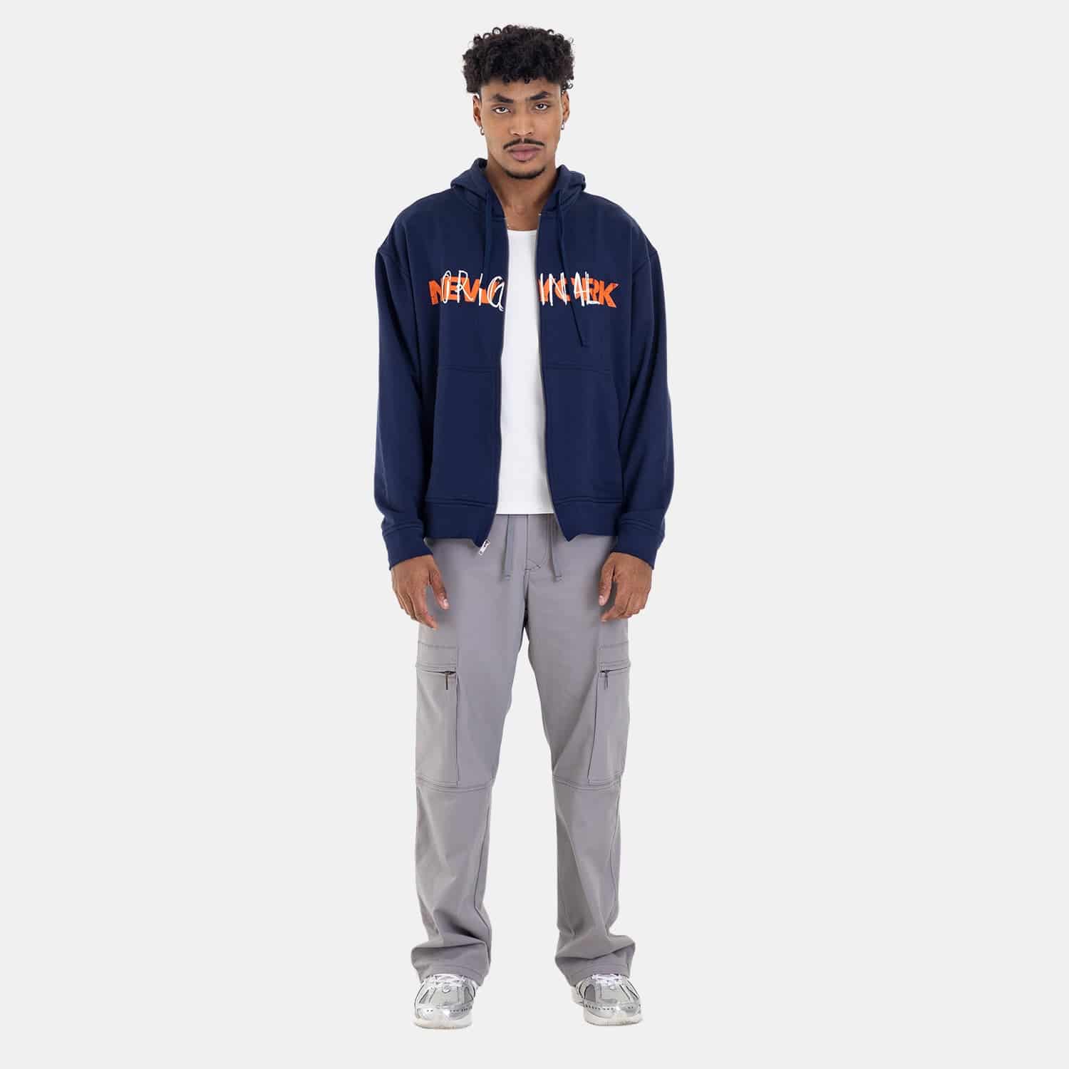 Zip Hoodie Regular Fit Dark Blue - miniatura 13