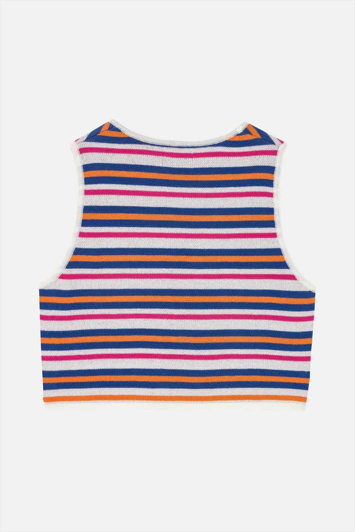TROPICAL STRIPE TOP - miniatura 6