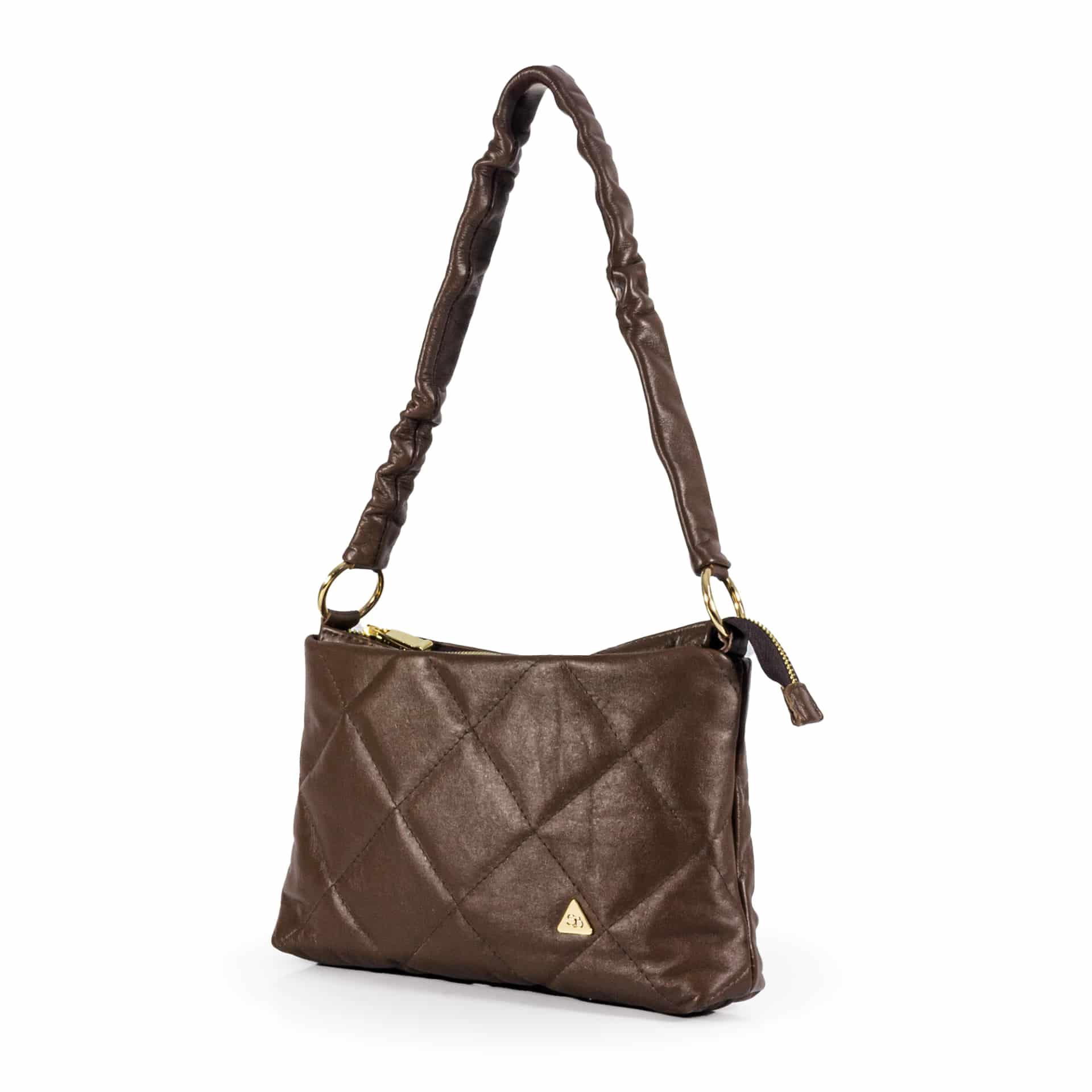 "OLYMPE" BOLSO en CUERO - miniatura 2