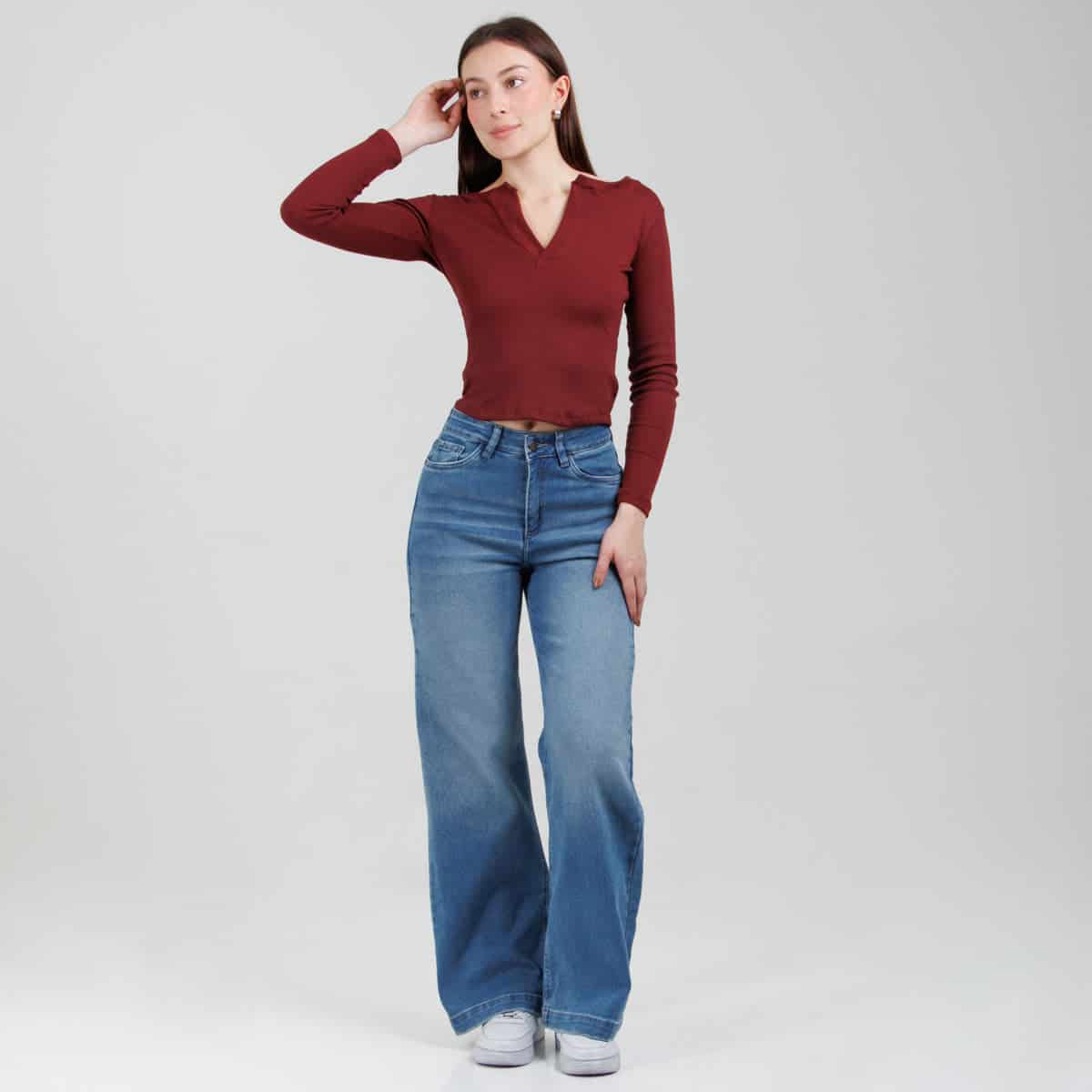 Jean wide leg Ax-3078 Licrado - miniatura 1