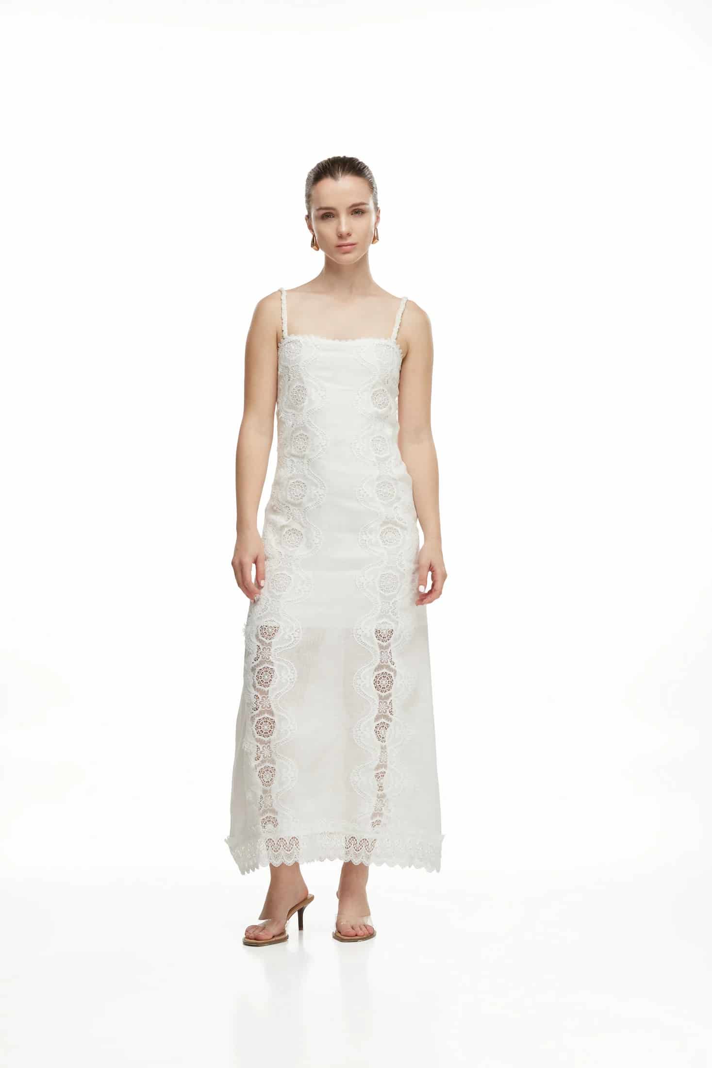 ROCIO MAXI DRESS WHITE - miniatura 3