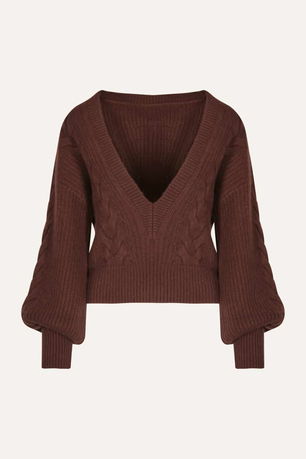Braided Cable Sweater - miniatura 1